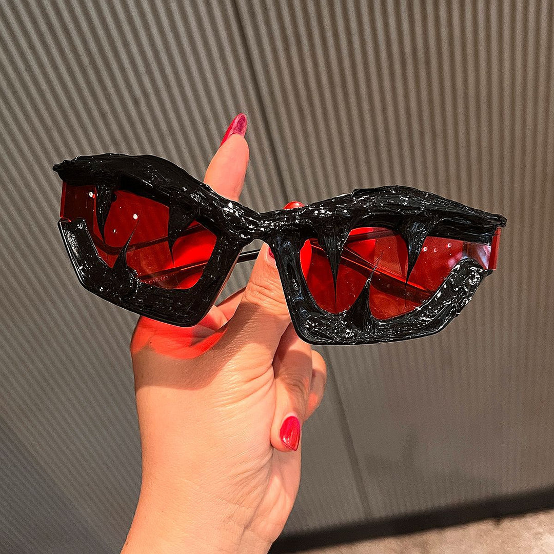 Women's Futuristic Sport Sunglasses with Extraordinary Unicorn Design Bowlift