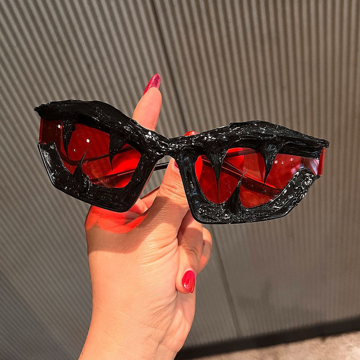 Women's Futuristic Sport Sunglasses with Extraordinary Unicorn Design Bowlift