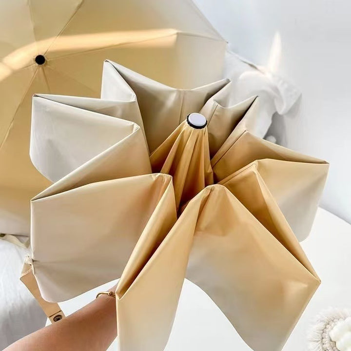 Ladies Folding Umbrella with Practical Double Folding Technique Bowlift