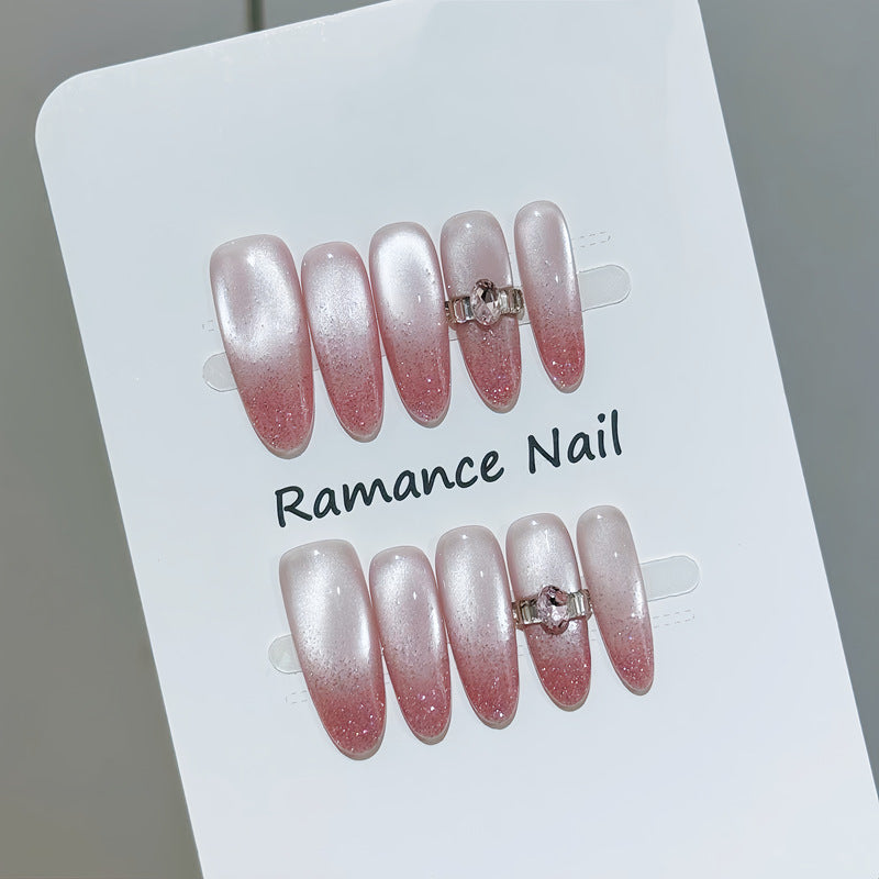 Elegant Ombre Press-On Nails Bowlift