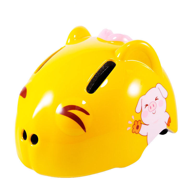Children's Cartoon-Themed Safety Helmet Bowlift