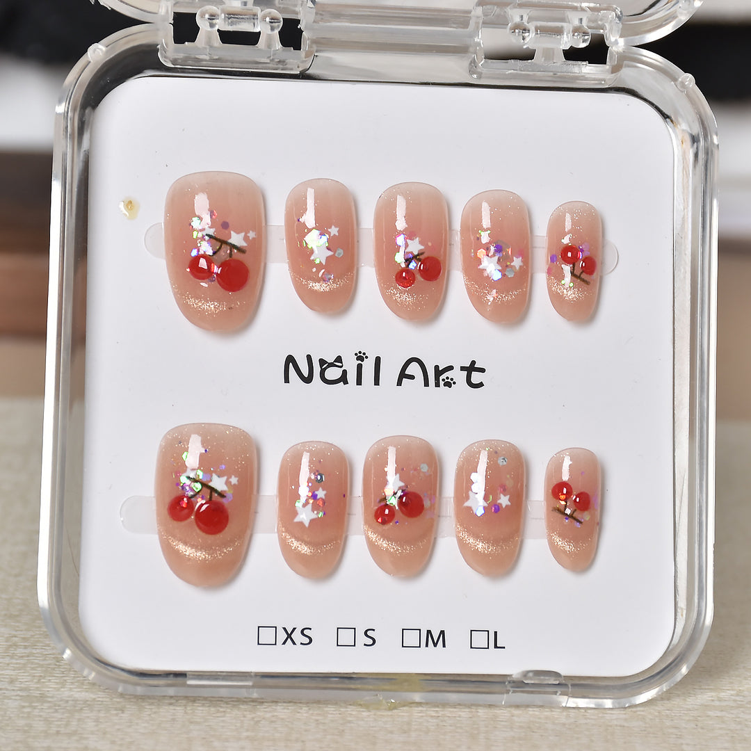 Premium Glamorous Press-On Nail Extensions Bowlift