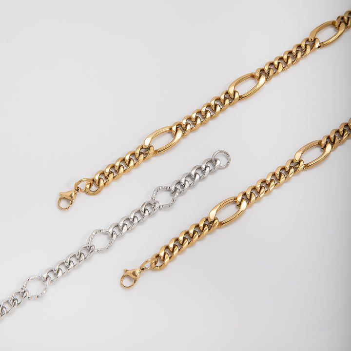 Chunky Interlocking Link Chain Necklace Bowlift
