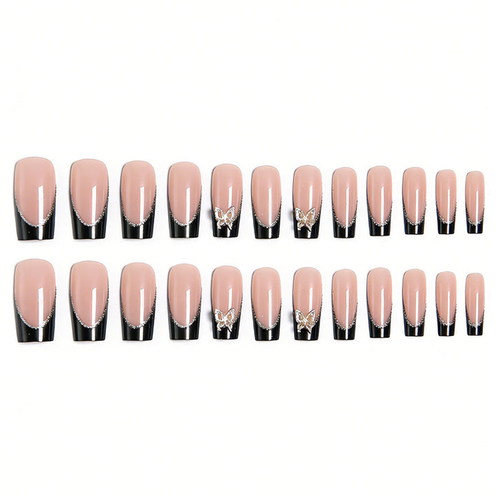Glamorous artificial nails with detailed decorations Bowlift