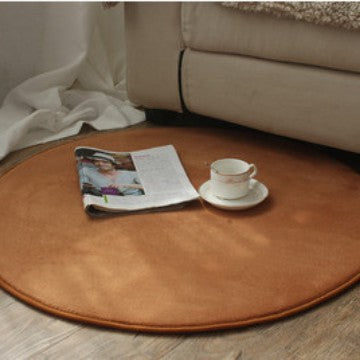 Plush Circular Area Rug