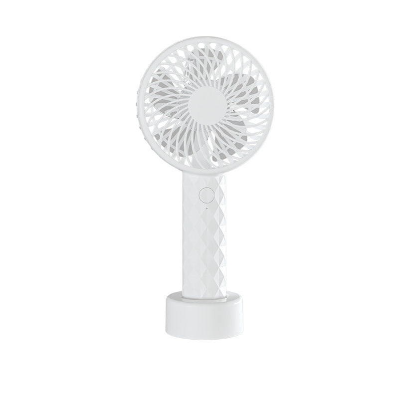 Women's Portable Mini Hand Fan with Ergonomic Grip and USB Charging Function Bowlift