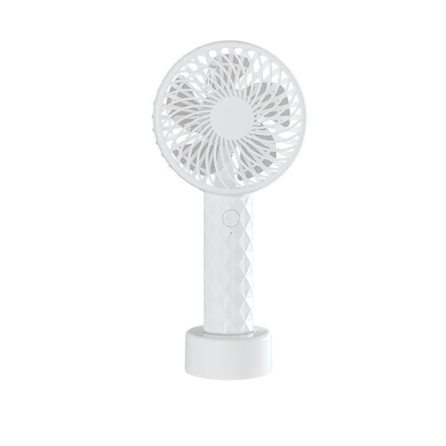 Women's Portable Mini Hand Fan with Ergonomic Grip and USB Charging Function Bowlift