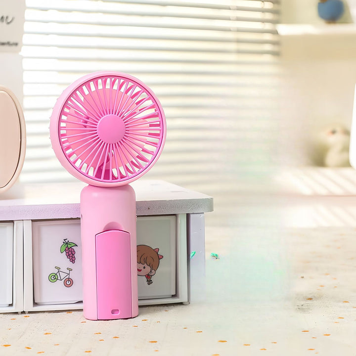 Ladies Portable USB Hand Fan with Cute Design Bowlift