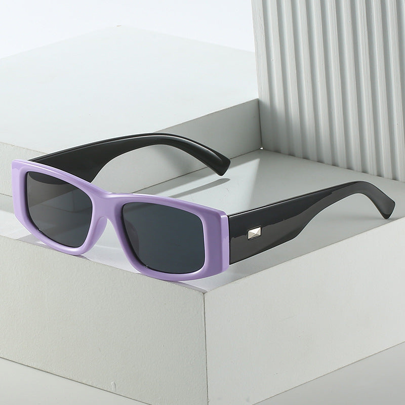 Chunky Retro-Inspired Square Sunglasses Bowlift