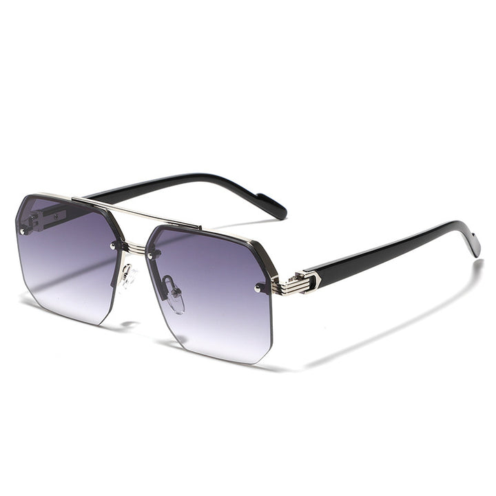 Ladies hexagonal sunglasses with elegant metal frame Bowlift