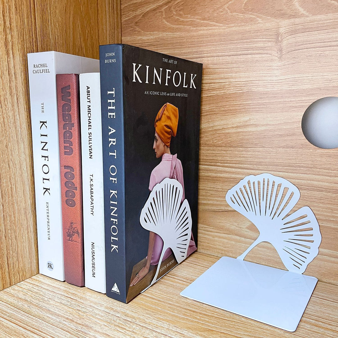 Ginkgo Leaf Decorative Bookends