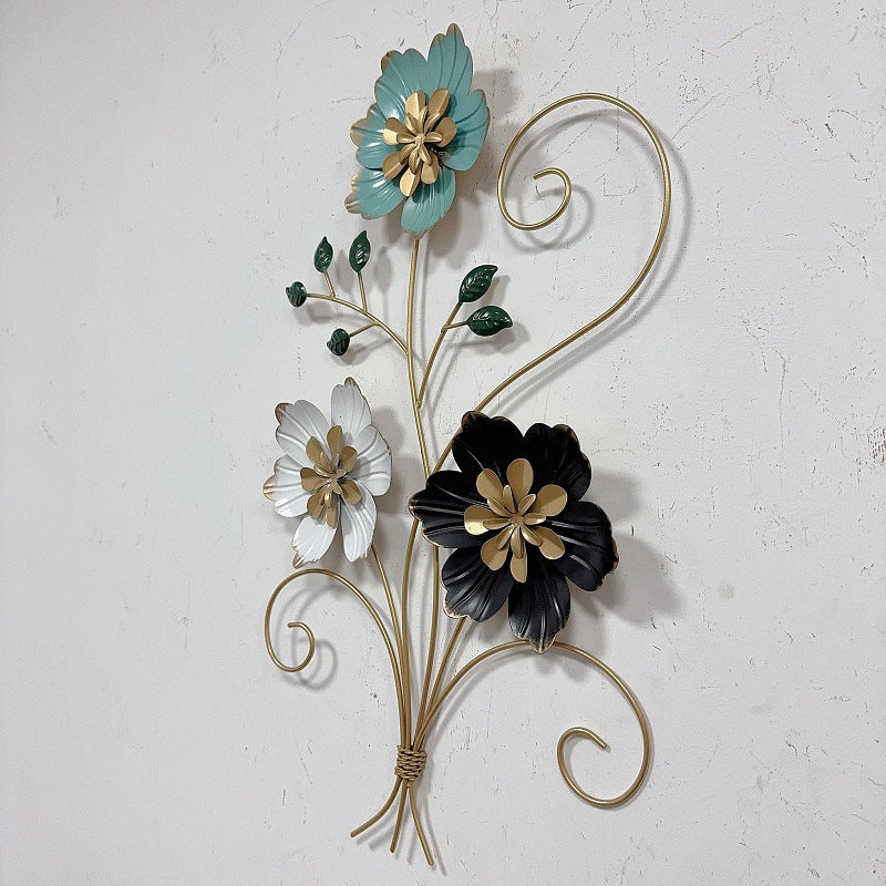 3D Floral Metal Wall Art Bowlift