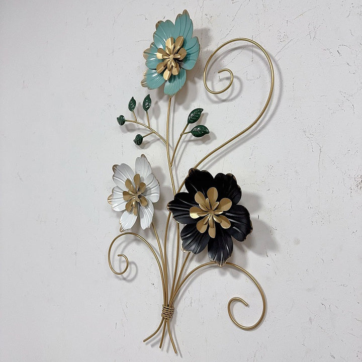 3D Floral Metal Wall Art Bowlift