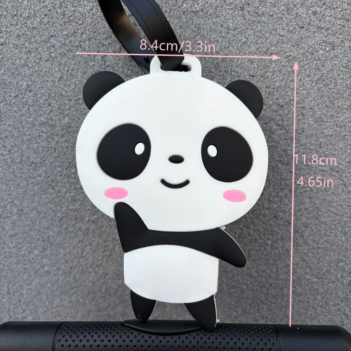 Panda-Themed Luggage Identifier Bowlift