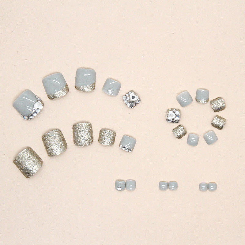 Glamorous Glitter Pedicure Kit Bowlift