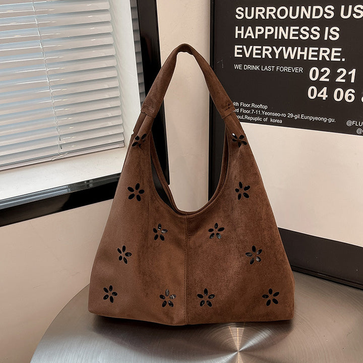Floral Embroidered Tote Bag Bowlift