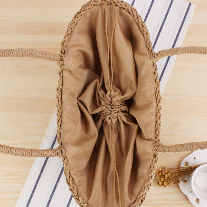 Handbag Made of High-Quality Braided Biomaterial Bowlift