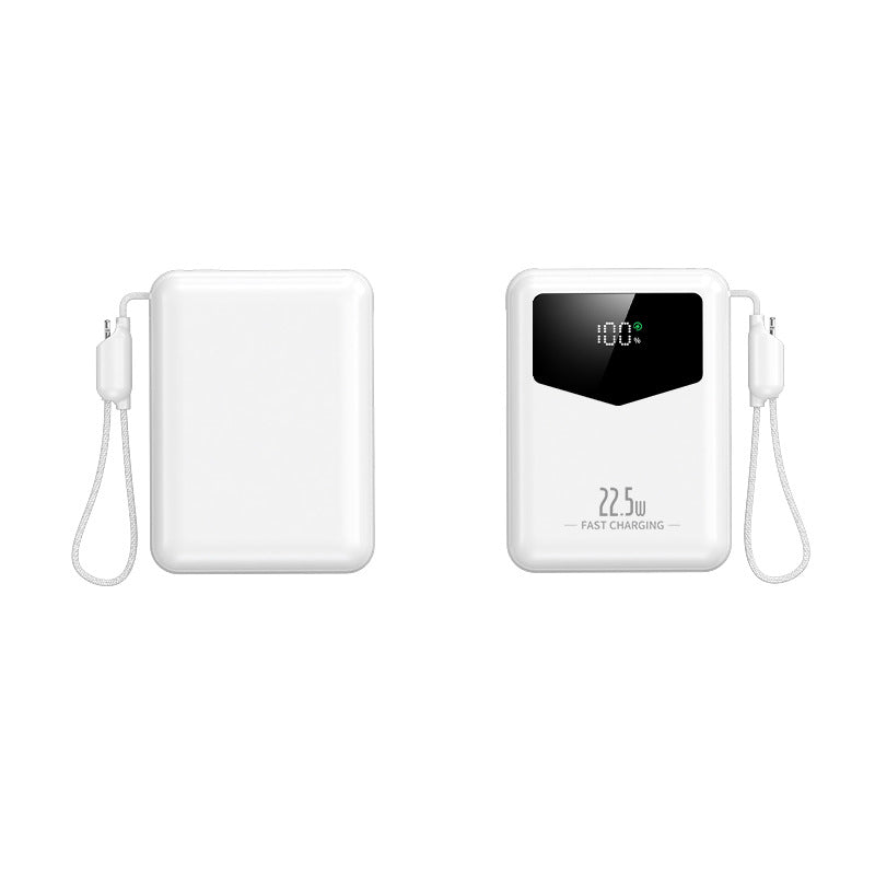 Portable power bank with ultra-modern fast charging function and LED display Bowlift