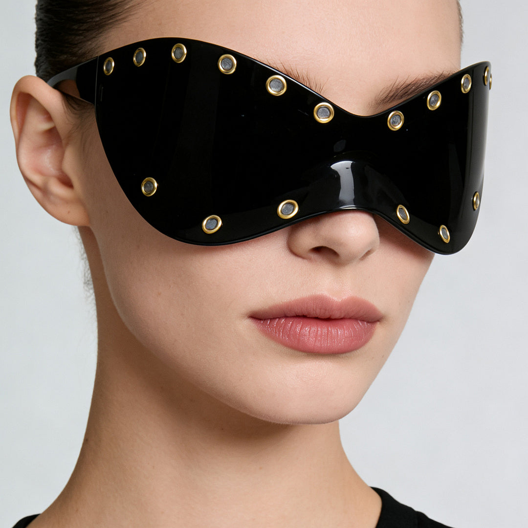 Women's sporty designer sunglasses with innovative metal accents Bowlift