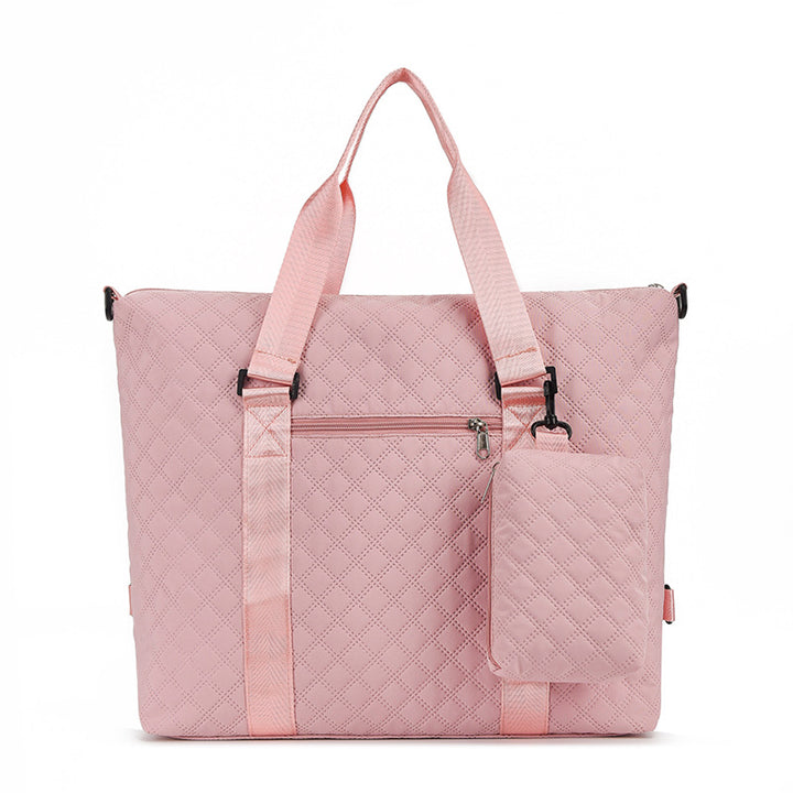 Multi-Functional Quilted Travel Duffle Bag Bowlift