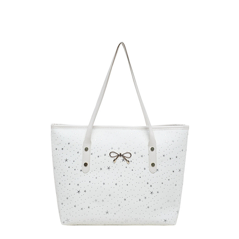 WoStylish Star-Embellished Tote Bag Bowlift