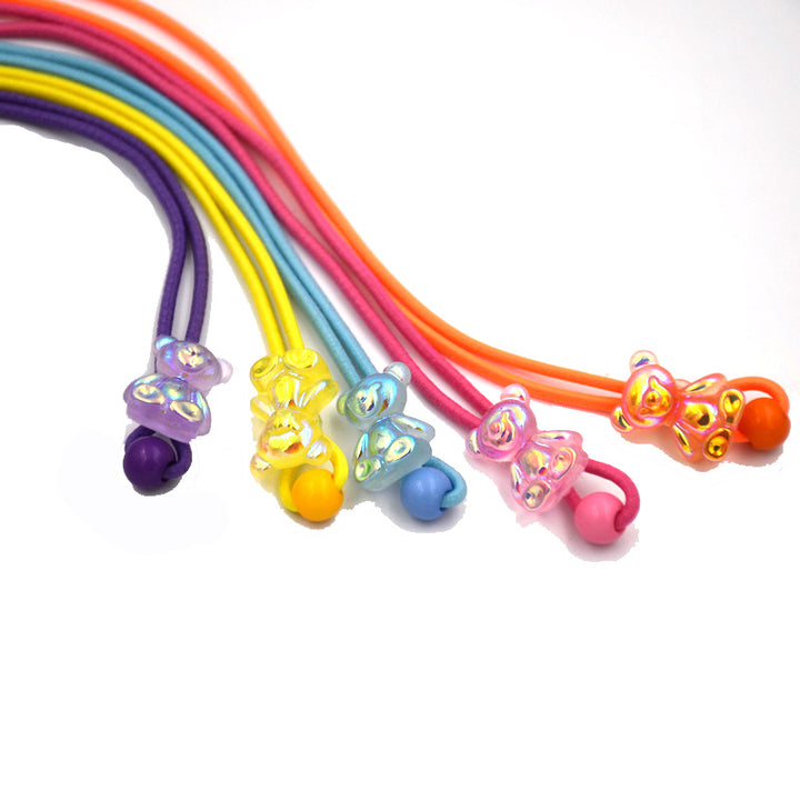 Adjustable Eyewear Retainer with Bead Detail Bowlift