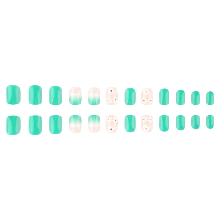 Floral Elegant Press-On Nail Art Set Bowlift