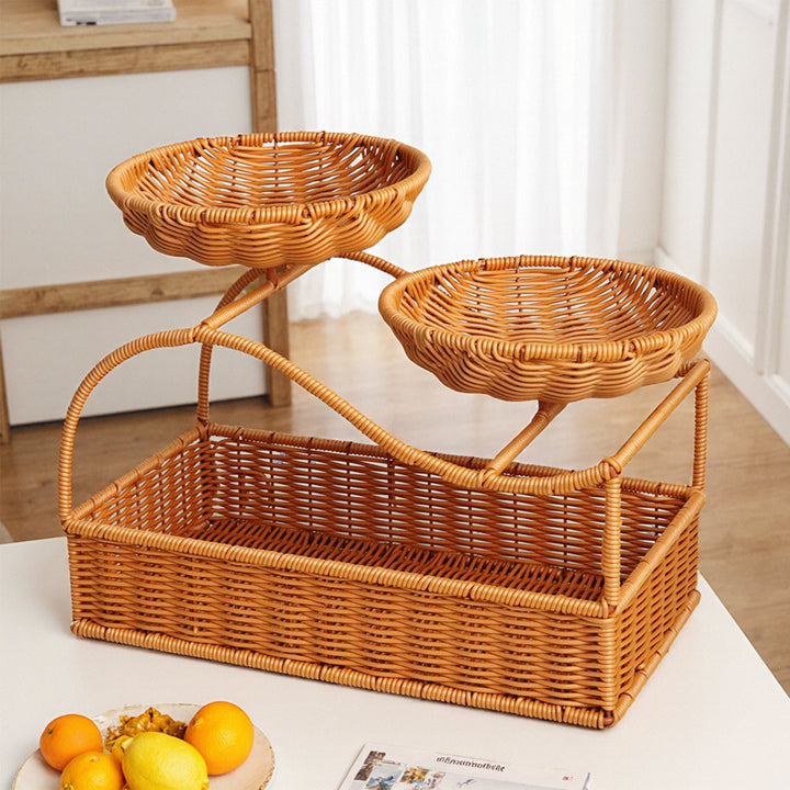 Ladies' Fruit and Vegetable Basket on High Shelf Bowlift