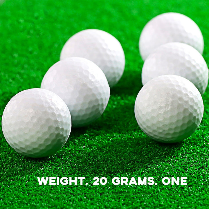 Lightweight dimpled practice golf balls for indoor outdoor training Bowlift