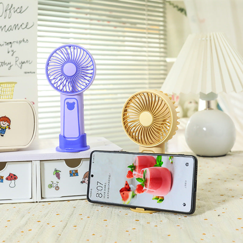 Women's Mini Hand Fan with USB Charging Function Bowlift