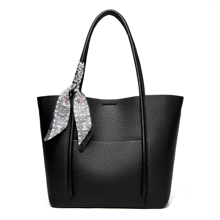 Textured Leather Tote Bag Bowlift