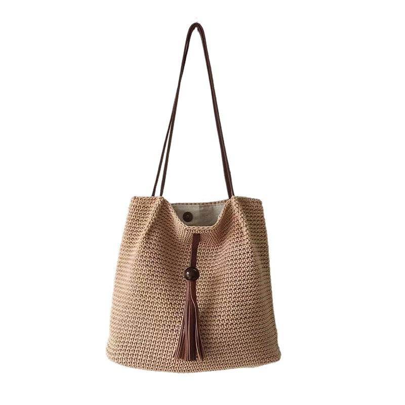 Handbag with Fringed Detail Bowlift