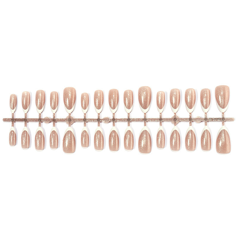 Premium Glittery Press-On Nail Set Bowlift