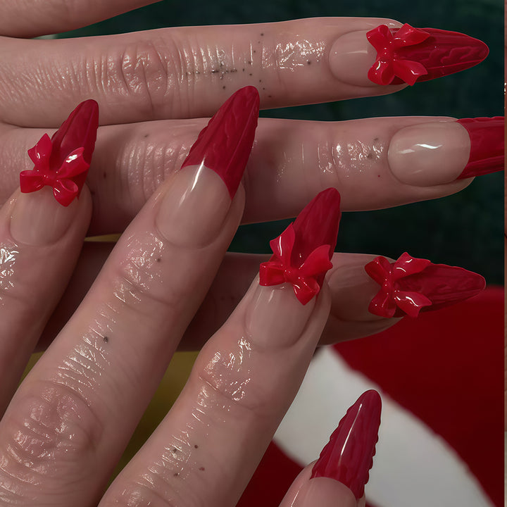 Artistic Stiletto Press-On Nail Tips Bowlift