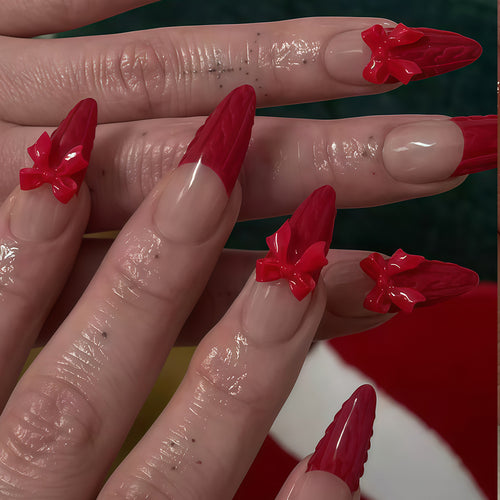 Artistic Stiletto Press-On Nail Tips Bowlift