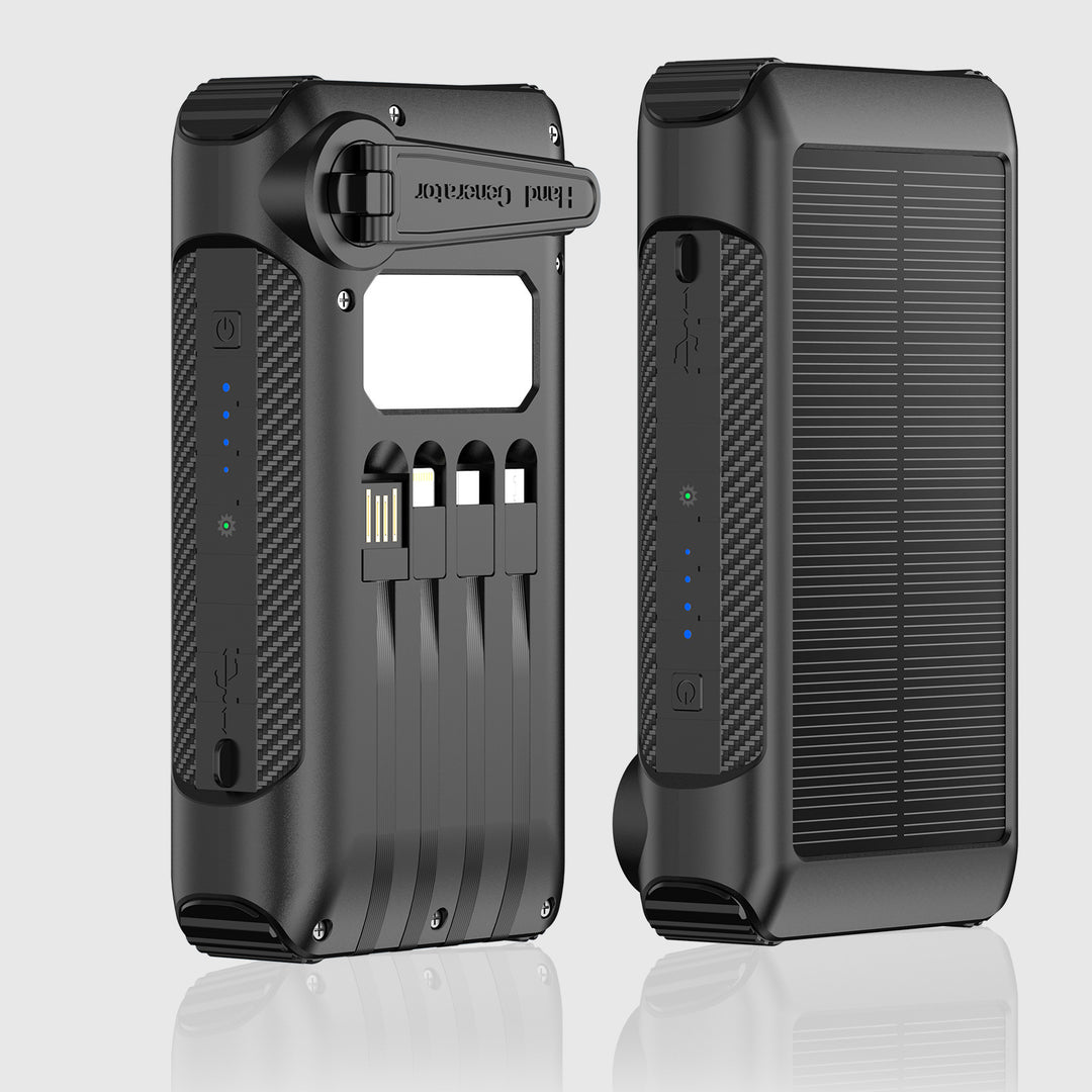 Solar Power Bank With Multiple Charging Function Bowlift
