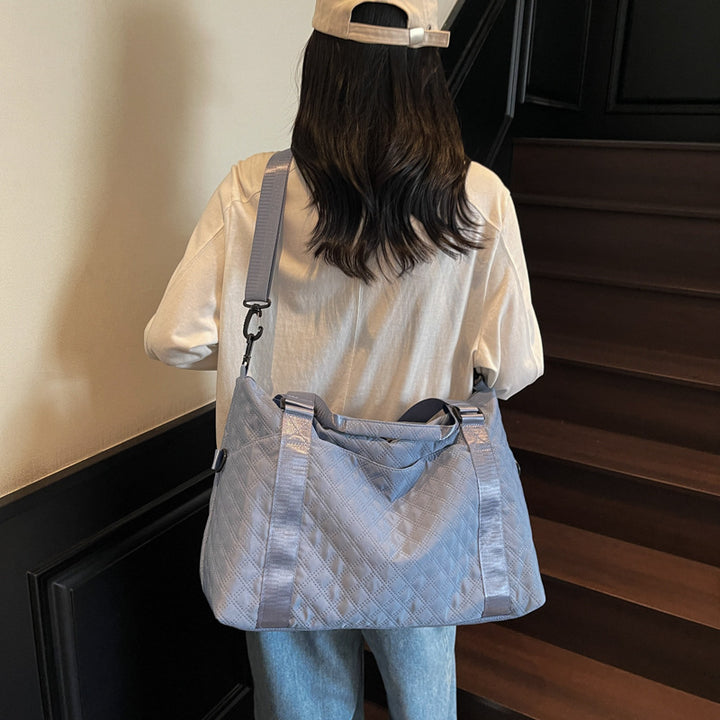 Quilted Travel Duffel Bag Bowlift