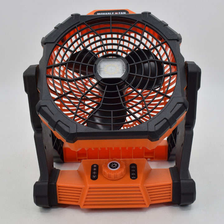 High-Efficiency Portable Cooling Fan with LED Light Bowlift
