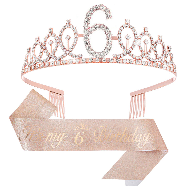 Ladies Crystal Princess Crown with 30 & Fabulous lettering Bowlift