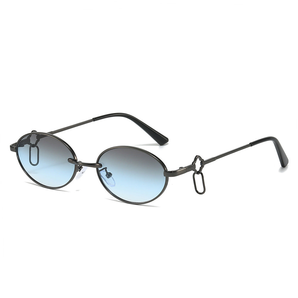 Vintage-Inspired Round Frame Sunglasses Bowlift