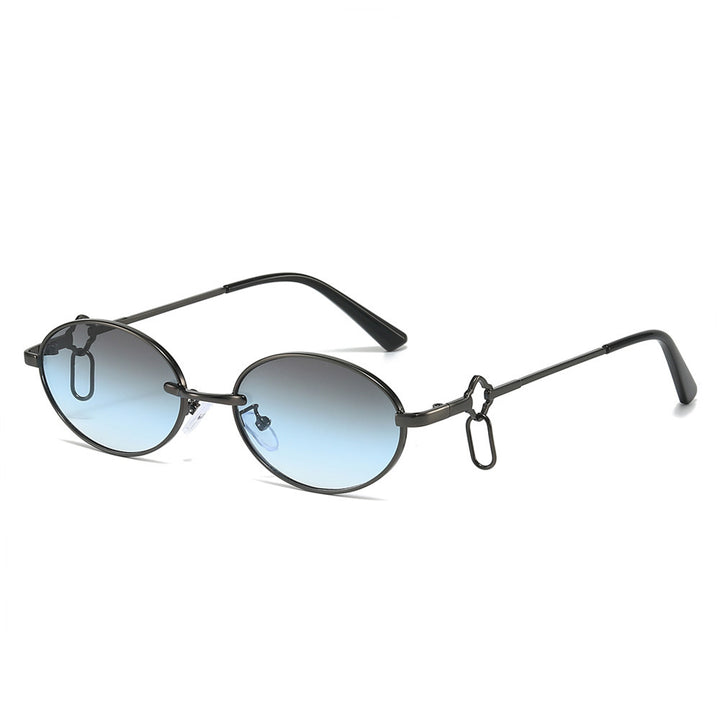 Vintage-Inspired Round Frame Sunglasses Bowlift