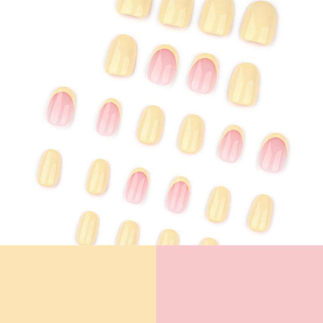 Artistic Nail Art with Elegant French Tip Bowlift