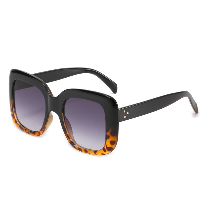 Women's oversized square sunglasses with high-quality plastic frame Bowlift