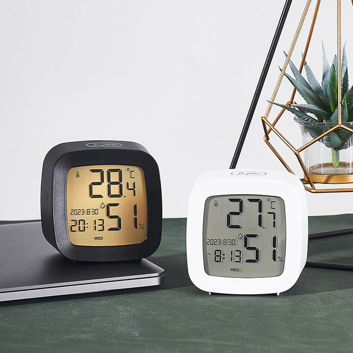 Digital Multifunction Alarm Clock with Hygrometer and Temperature Sensor Bowlift