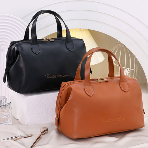 Cosmetic Transport Bag with Elegant Design and Practical Storage Bowlift
