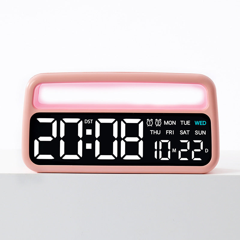 Digital alarm clock with clear LED display and modern features Bowlift