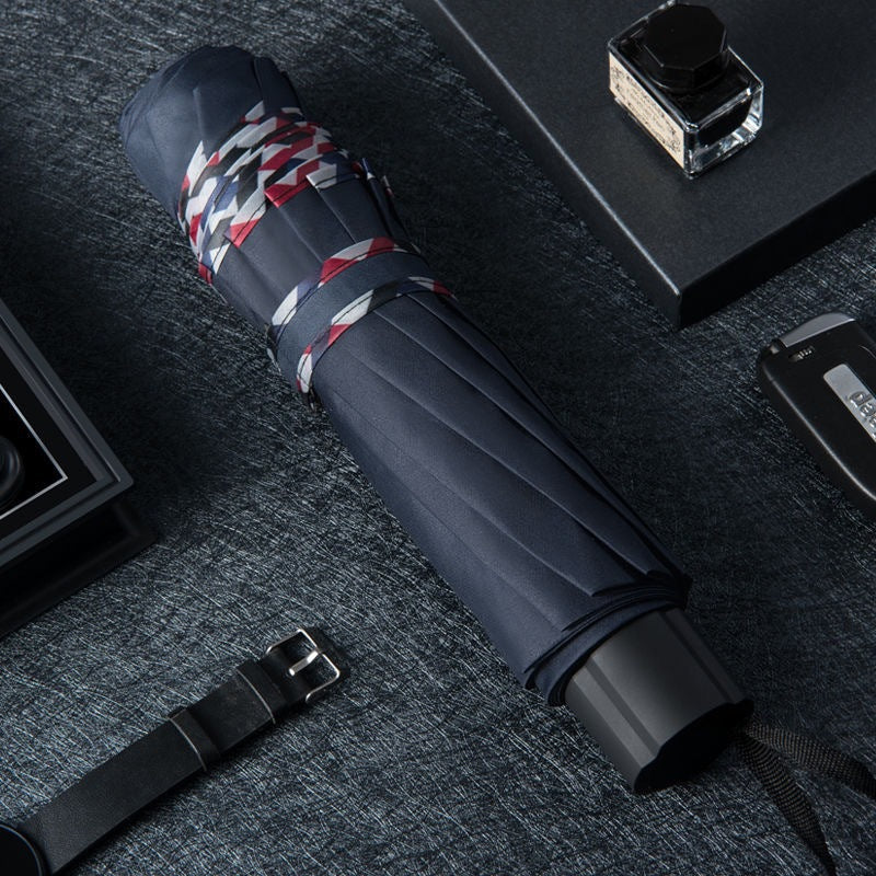 Women's Large Area Umbrella with Windproof Frame Bowlift