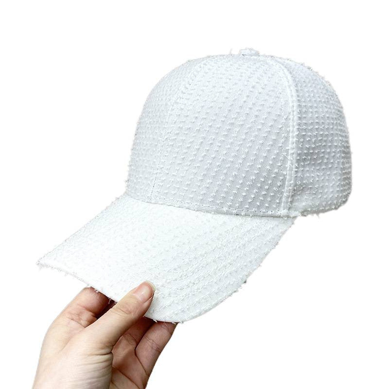 Women's Textured Fabric Baseball Cap Bowlift 1784083631