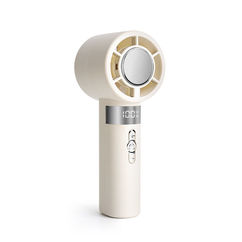 Ladies portable hand fan with digital control Bowlift