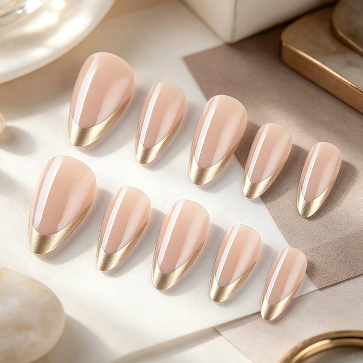 Premium Glossy Gel Nail Extensions Bowlift